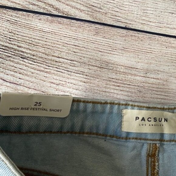 PacSun High Rise Festival Shorts Size 25 - Picture 6 of 7